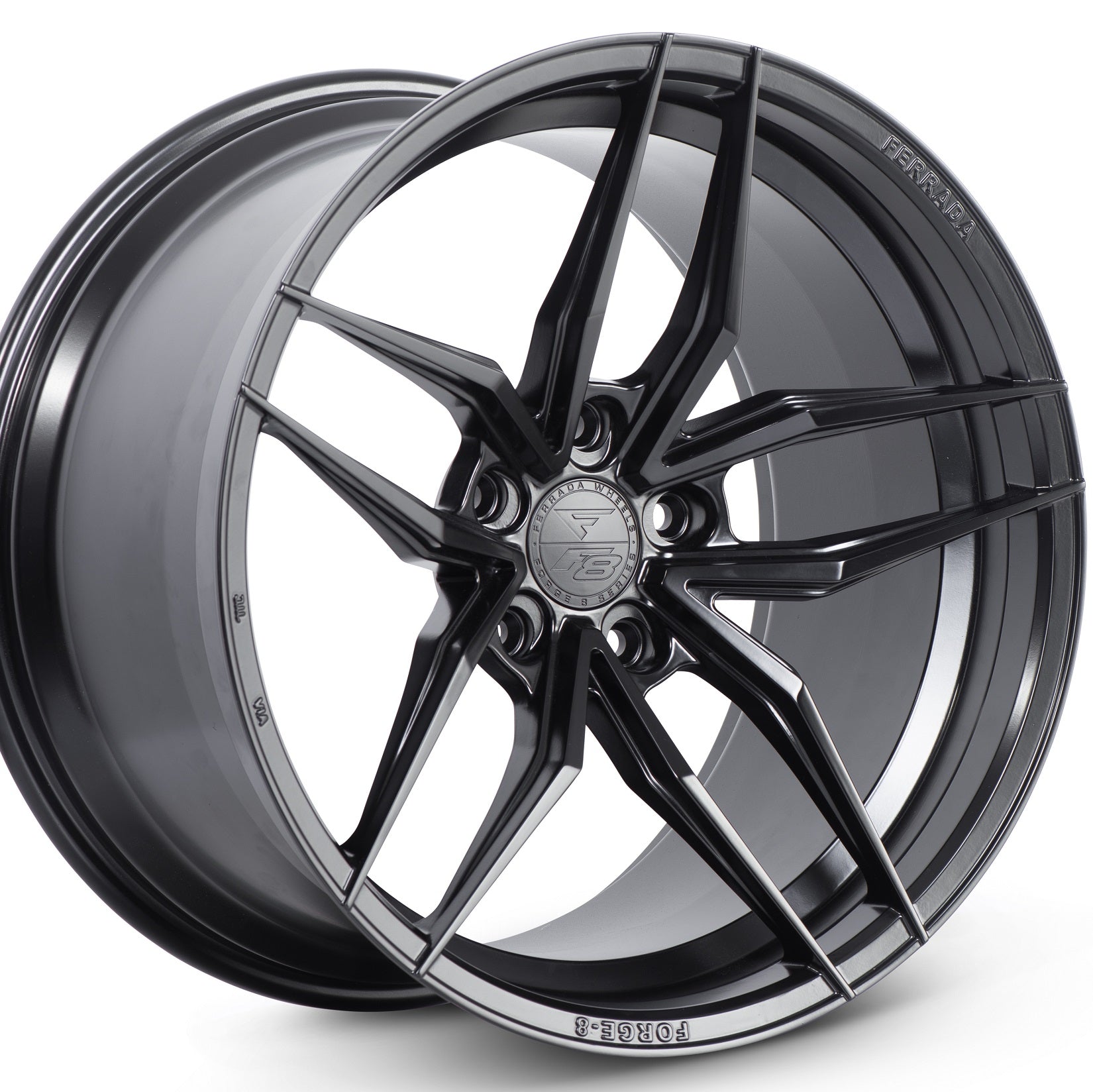 20x9 Ferrada F8-FR5 Matte Black Forged Wheel-C-Dub Tech