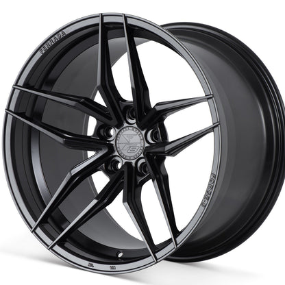 20" (Full Staggered Set) Ferrada F8-FR5 20x9 20x11 Matte Black Wheels