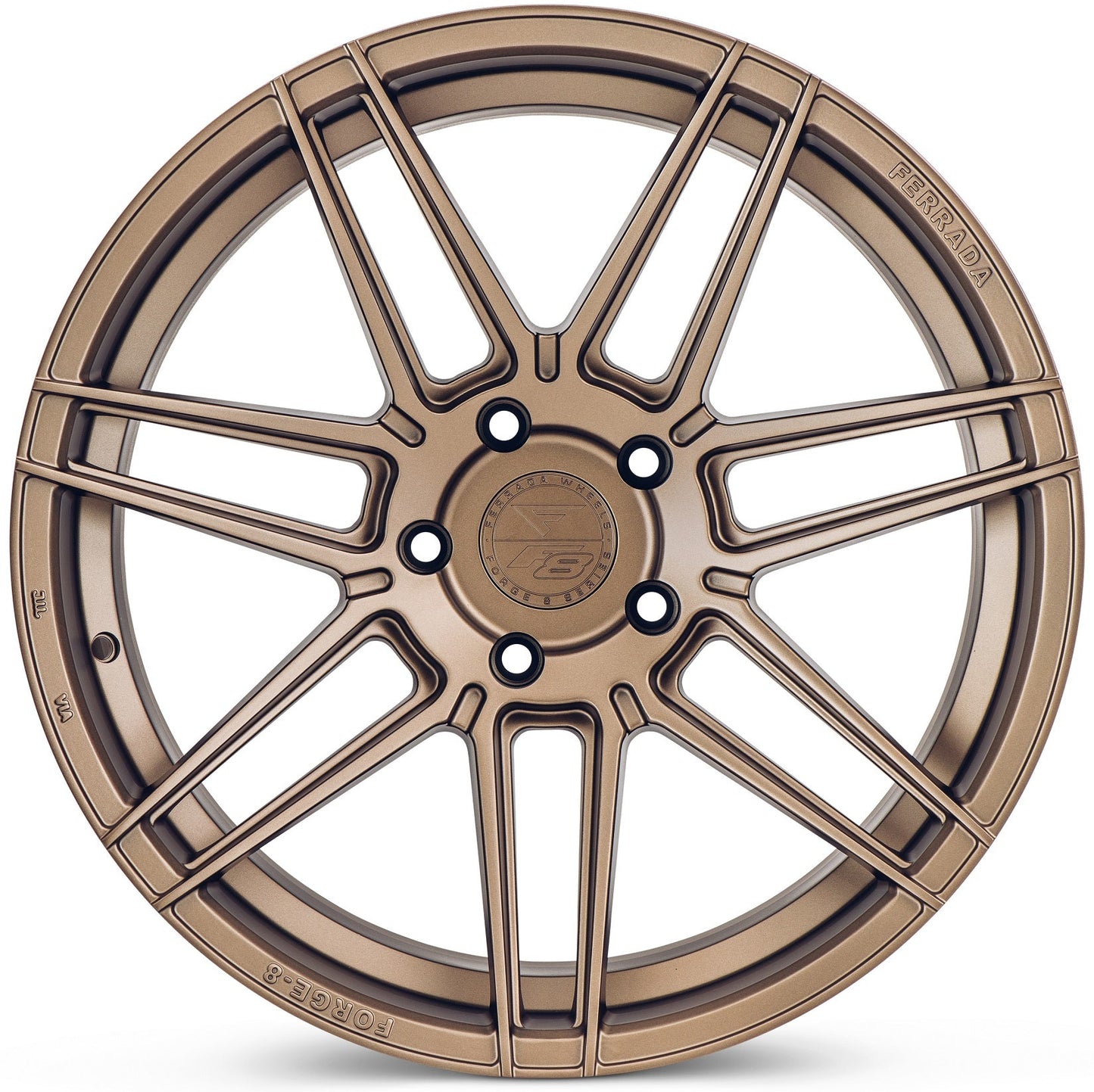 20" (Full Staggered Set) Ferrada F8-FR6 20x10 20x11 Matte Bronze Wheels-C-Dub Tech