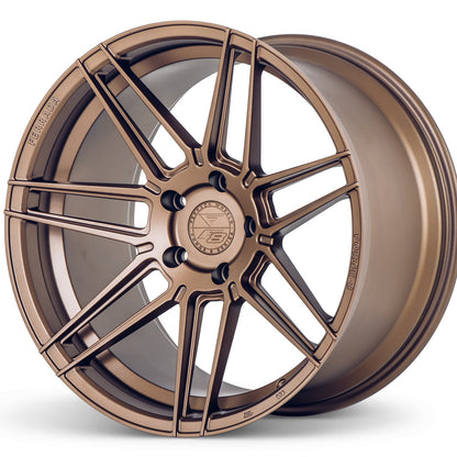 20" (Full Staggered Set) Ferrada F8-FR6 20x10 20x11 Matte Bronze Wheels-C-Dub Tech