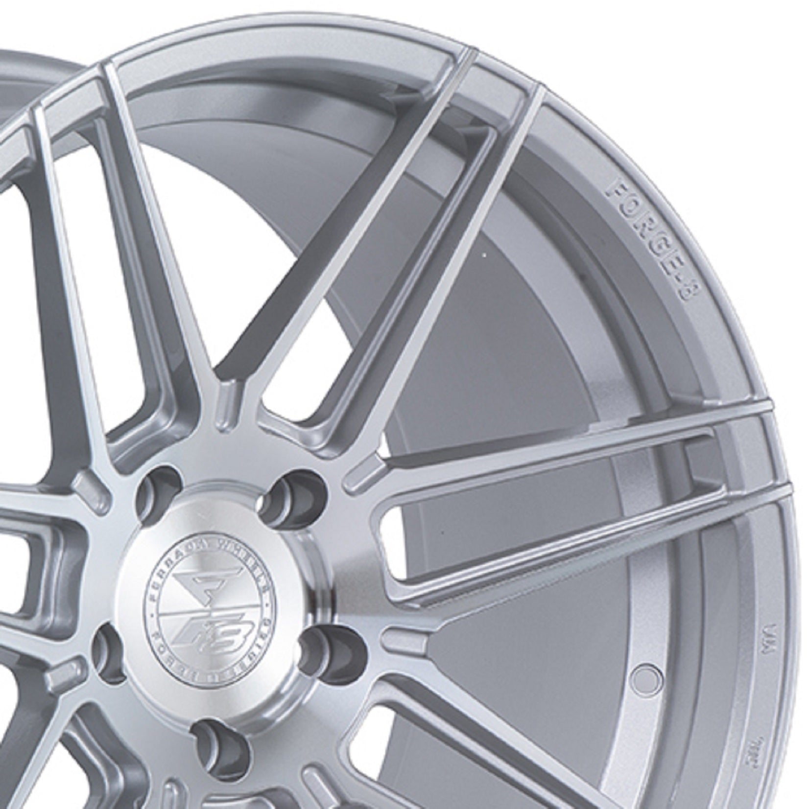 20x9 Ferrada F8-FR6 Machine Silver Forged Wheel-C-Dub Tech