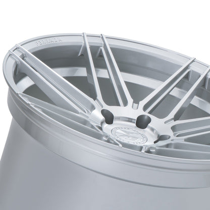 20x10.5 Ferrada F8-FR6 Machine Silver Forged Wheel-C-Dub Tech