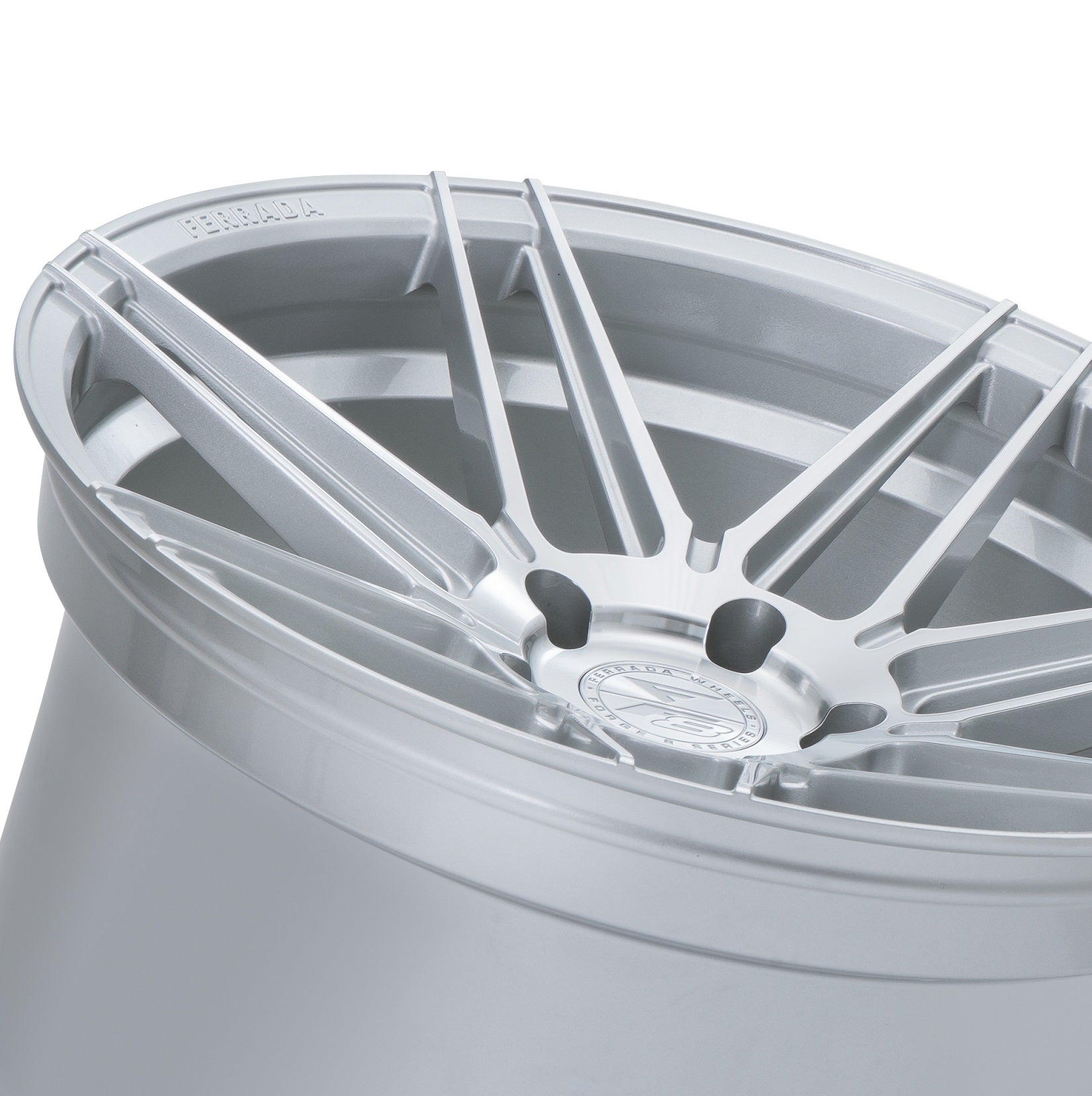 20x9 Ferrada F8-FR6 Machine Silver Forged Wheel-C-Dub Tech