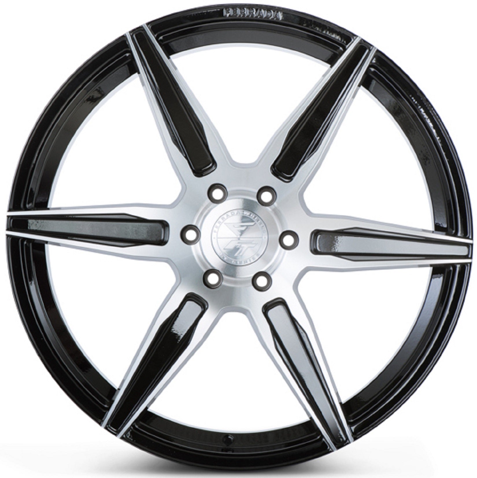 22x10.5 Ferrada FT2 Machined Black Wheel-C-Dub Tech