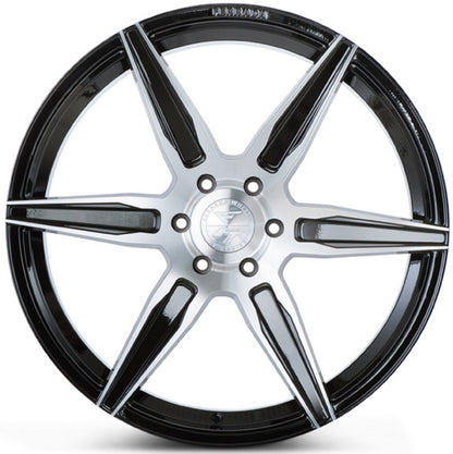 22x10.5 Ferrada FT2 Machined Black Wheel-C-Dub Tech