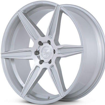 22x10.5 Ferrada FT2 Machine Silver Wheel-C-Dub Tech