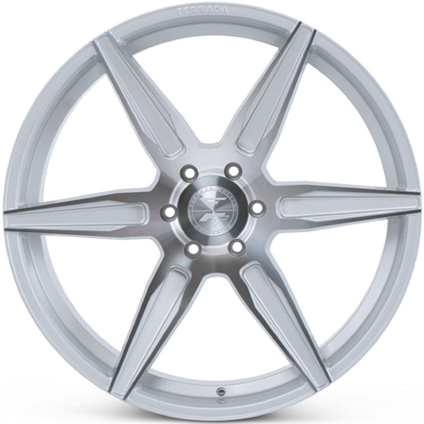 22x10.5 Ferrada FT2 Machine Silver Wheel-C-Dub Tech