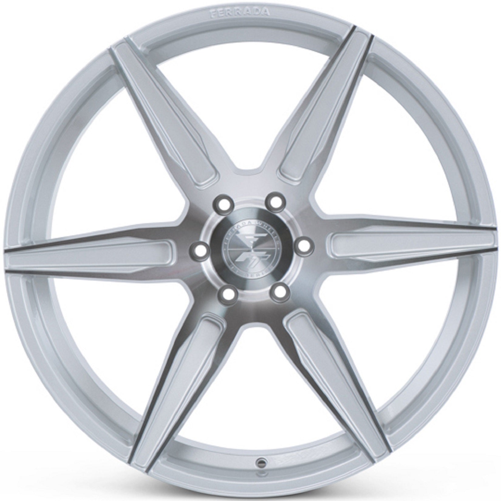 22x10.5 Ferrada FT2 Machine Silver Wheel-C-Dub Tech