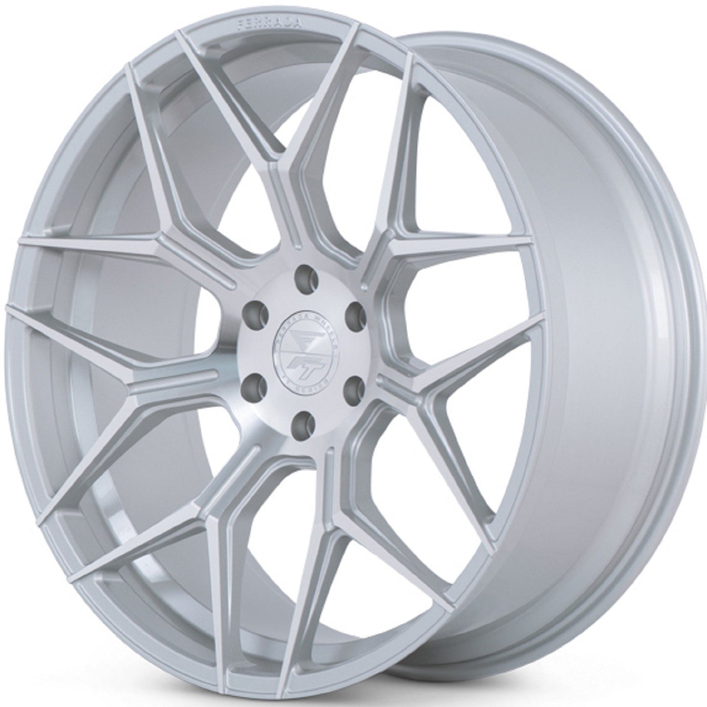 22x10.5 Ferrada FT3 Machine Silver Wheel-C-Dub Tech