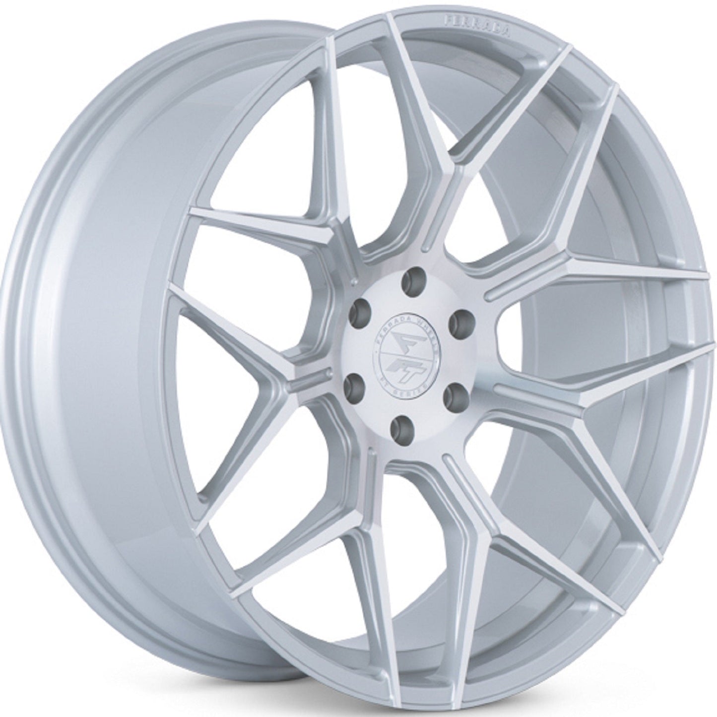 22x10.5 Ferrada FT3 Machine Silver Wheel-C-Dub Tech
