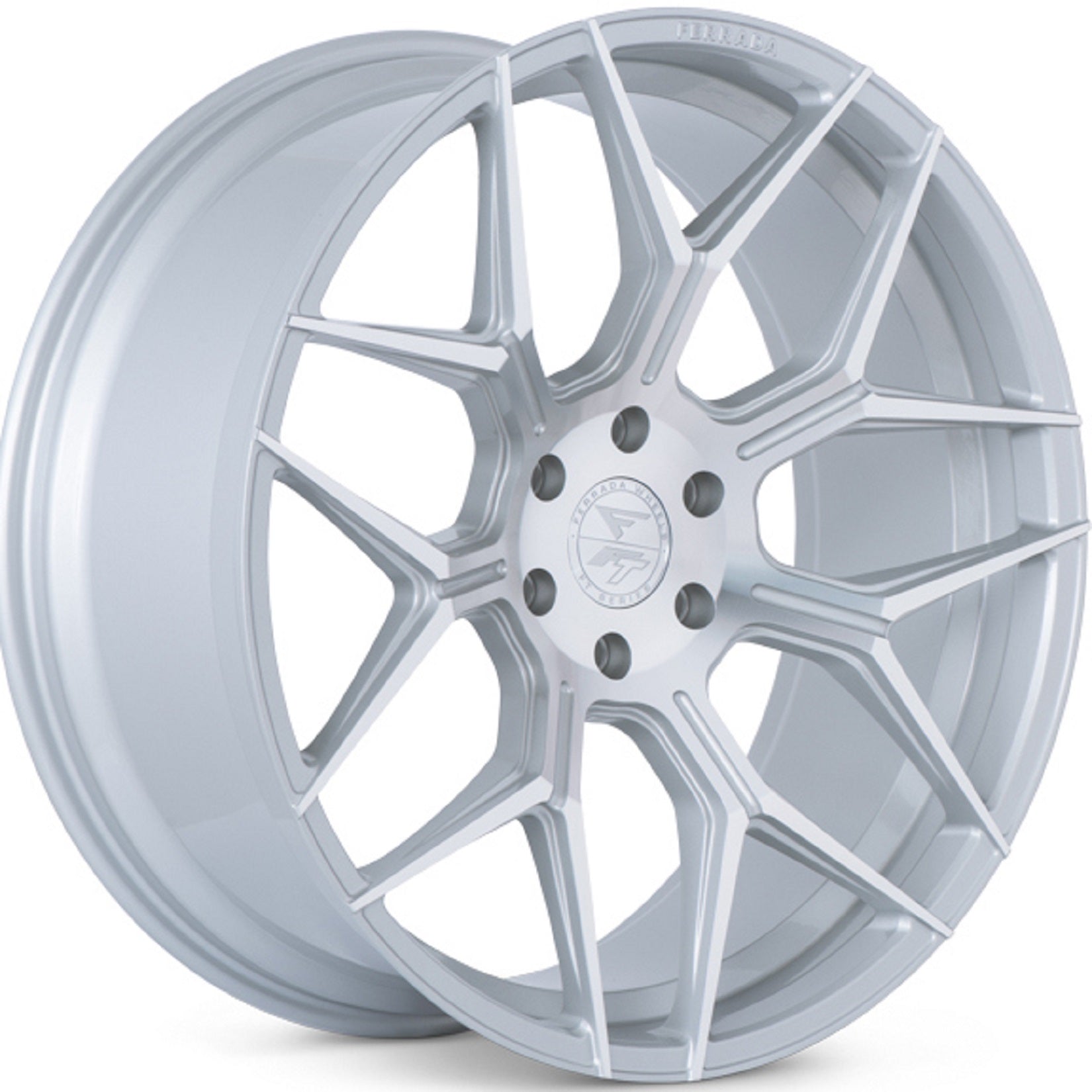 22x10.5 Ferrada FT3 Machine Silver Wheel-C-Dub Tech