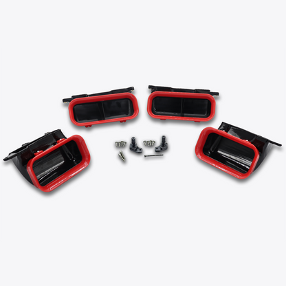 2018-2020 Ford F-150 and 2021-2022 Ford F-150 Raptor Quad BIG MOUTH Ram Air Intake Snorkels-C-Dub Tech