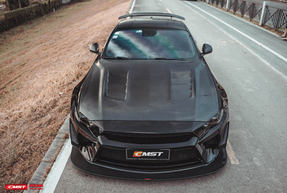 CMST Tuning Carbon Fiber Hood Ver.1 for Ford Mustang S550.2 2018-ON