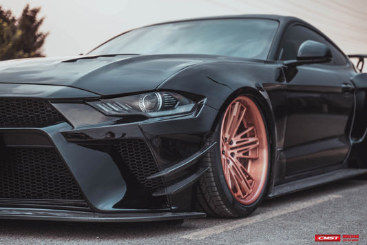 CMST Tuning Carbon Fiber Front Bumper & Front Lip for Ford Mustang S550.2 2018 - 2022