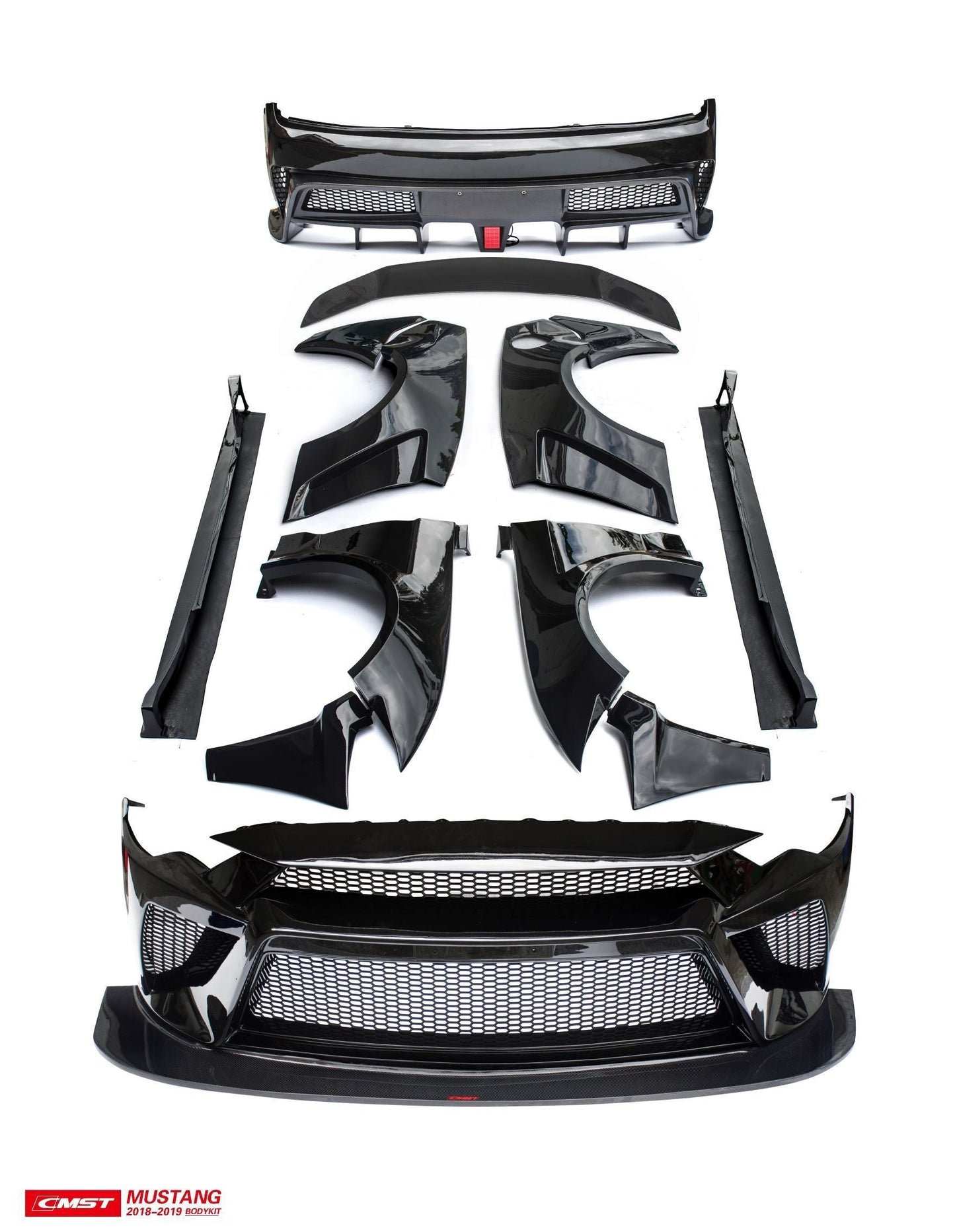 CMST Carbon Fiber Widebody kit for Ford Mustang S550.2 2018-ON