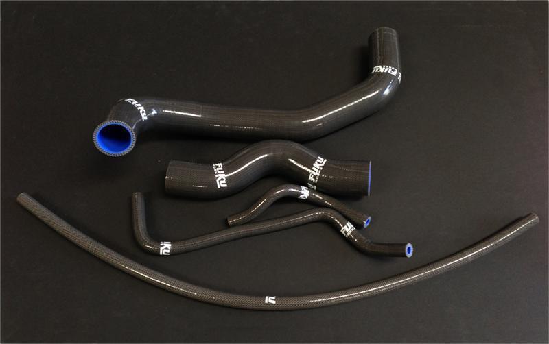 Fuku Works Black Radiator Hose Kit Nissan 350Z 2003-2006
