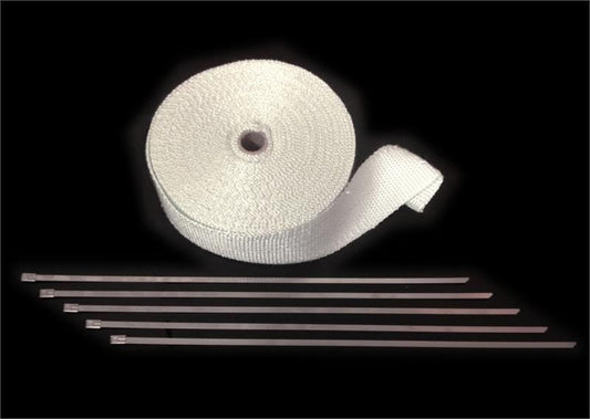 Fuku Works Fiberglass Header Wrap - White 2in wide x 50 Ft