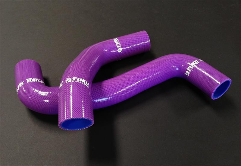 Fuku Works Purple Radiator Hose Kit Subaru WRX 2008-2014 / STI 2008-2021 | FKW-FURAD08-PURP