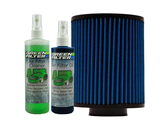 Green Filter Recharge Oil & Cleaner Kit - Blue Color