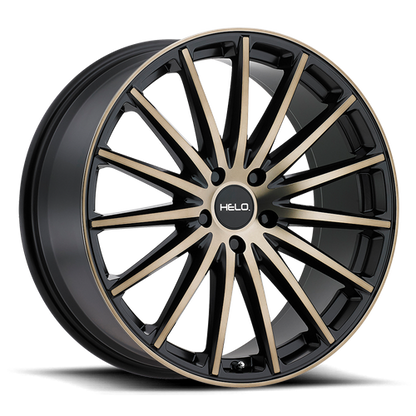 HELO HE894 SATIN BLACK DARK TINT