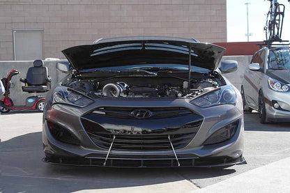 APR Performance Carbon Fiber Wind Splitter With Rods - CW-663013-C-Dub Tech