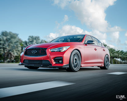 2016-2020+ Infiniti Q50 Red Sport BIG MOUTH Ram Air Intake Snorkel-C-Dub Tech