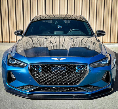 2017-2021 Genesis G70 3.3T Dual BIG MOUTH Ram Air Intake Snorkels-C-Dub Tech