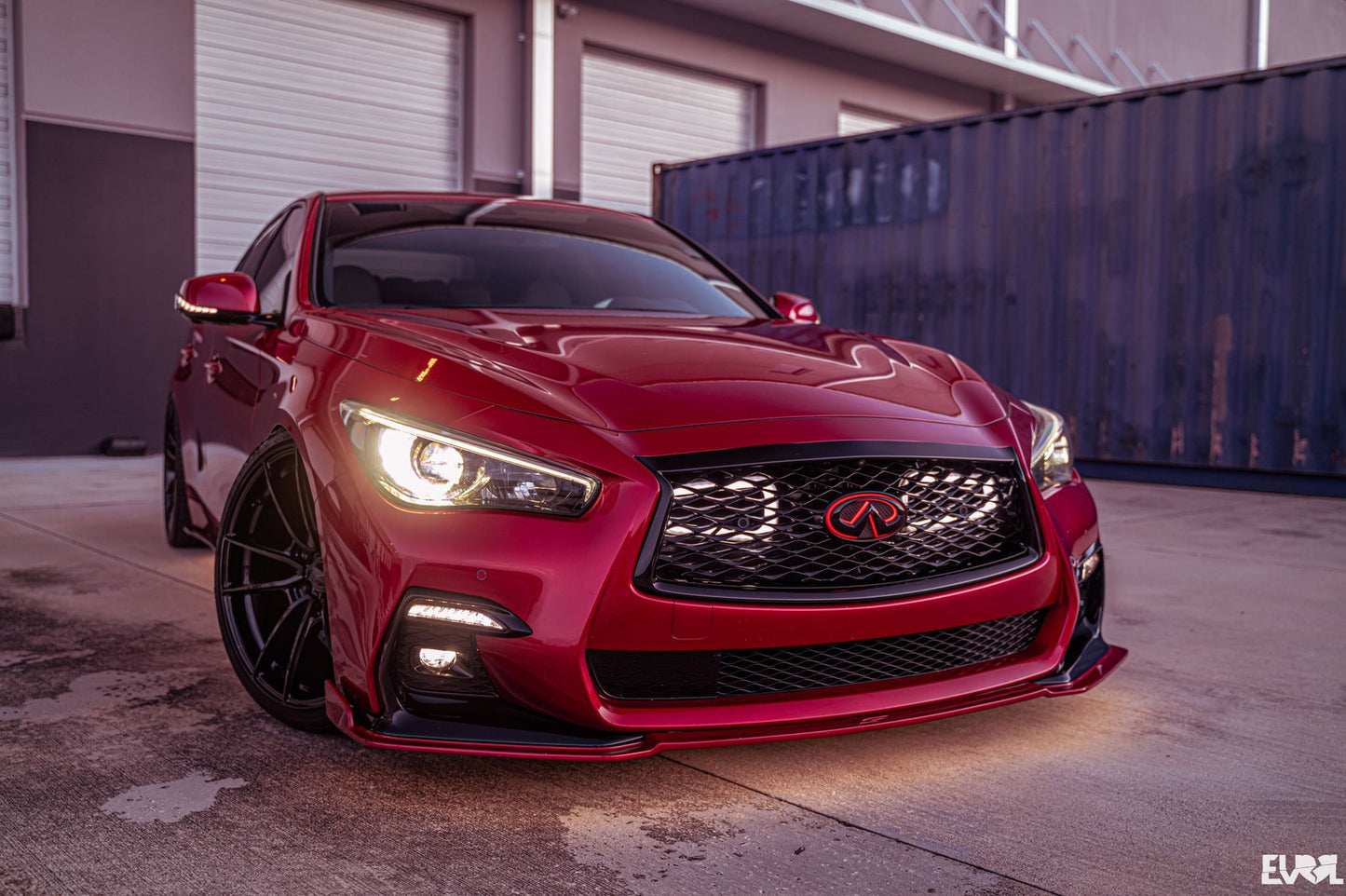 2016-2020+ Infiniti Q50 RedSport BIG MOUTH "LIT KIT" Ram Air Intake Snorkels-C-Dub Tech