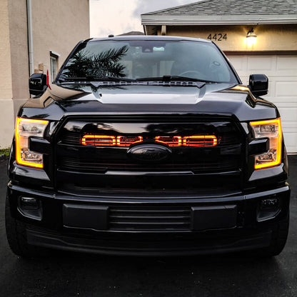 2015-2017 Ford F-150 and 2017-2020 Ford F-150 Raptor Quad BIG MOUTH "LIT KIT" Ram Air Intake Snorkels-C-Dub Tech