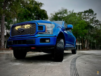 2018-2020 Ford F-150 and 2021-2022 Ford F-150 Raptor Dual BIG MOUTH "LIT KIT" Ram Air Intake Snorkels-C-Dub Tech