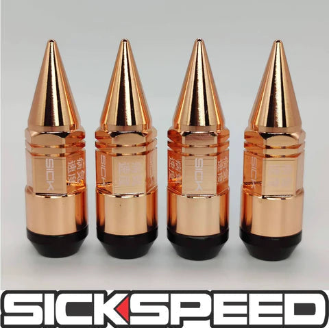 MINI 2PC STEEL LUG NUTS 4PC 3/8X24