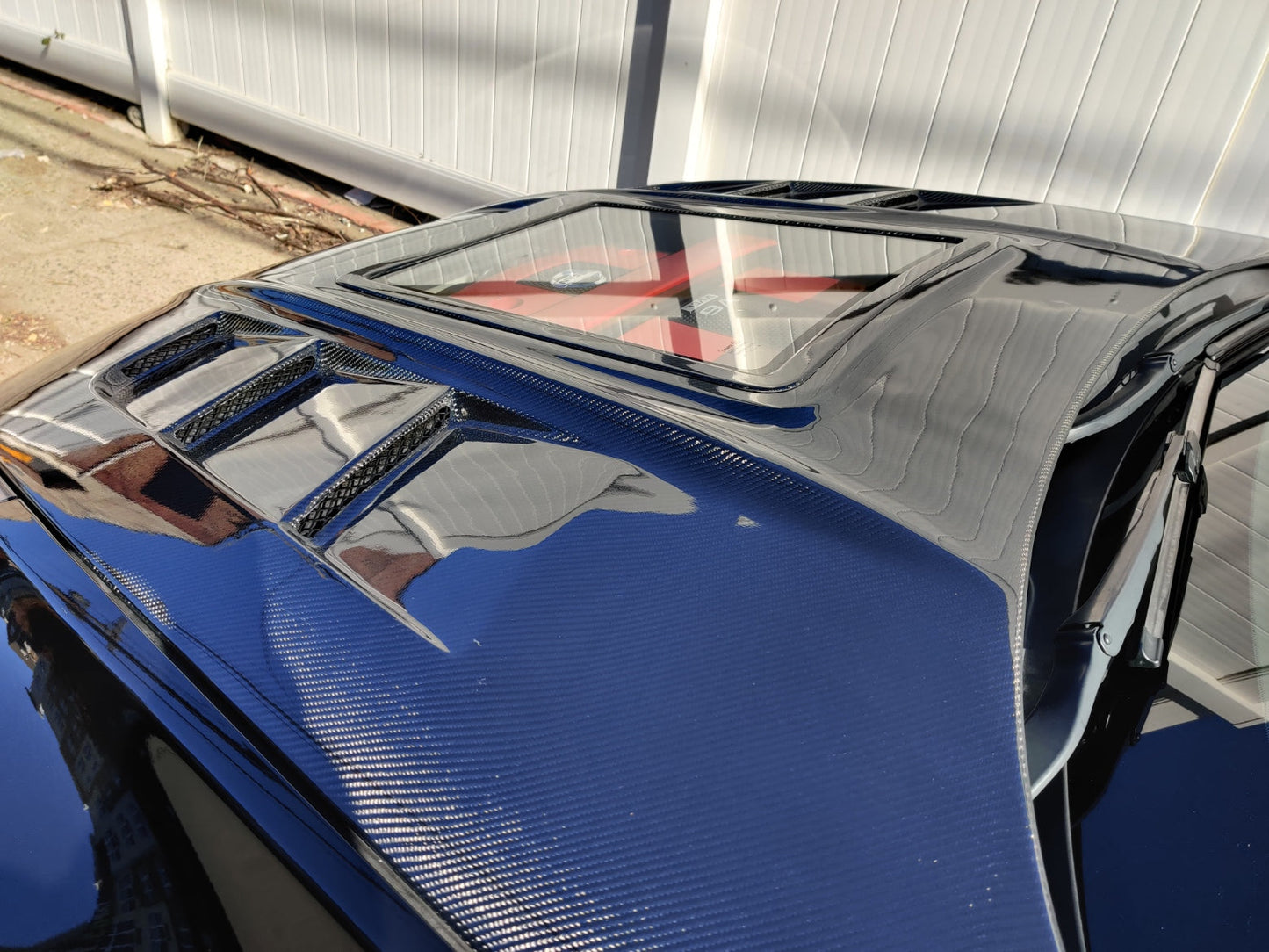 CMST Tuning Carbon Fiber Hood with Tempered Glass for Nissan 370Z Z34 Fairlady Z