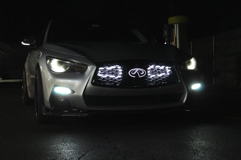 2016-2020+ Infiniti Q50/60/RS BIG MOUTH "LIT KIT" | LIT Flares and Controller only-C-Dub Tech