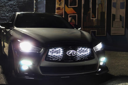 2014-2020+ Infiniti Q50 BIG MOUTH "LIT KIT" Ram Air Intake Snorkels-C-Dub Tech