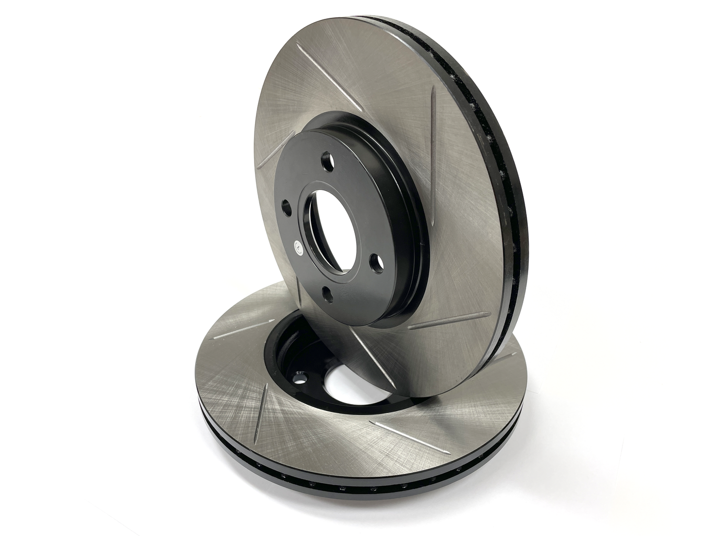 StopTech Sport Front Slotted 258mm Rotors - Ford 8v SPI/16v Zetec/Duratec - Pair