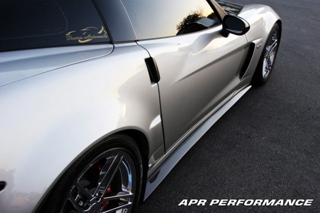 APR Performance Carbon Fiber Side Rocker Extensions C6 Z06 - FS-208008