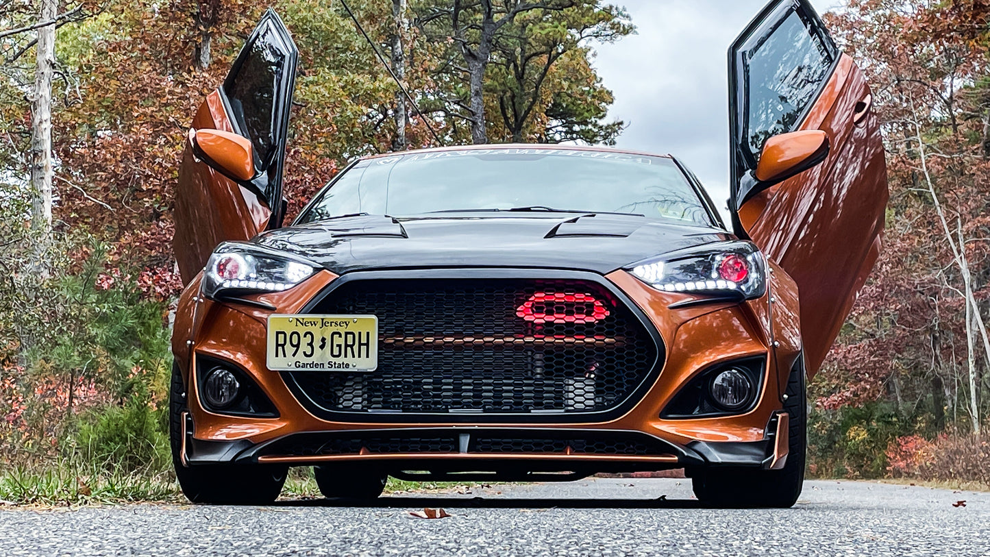 2013-2017 Hyundai Veloster Turbo BIG MOUTH "LIT KIT" Ram Air Intake Snorkel