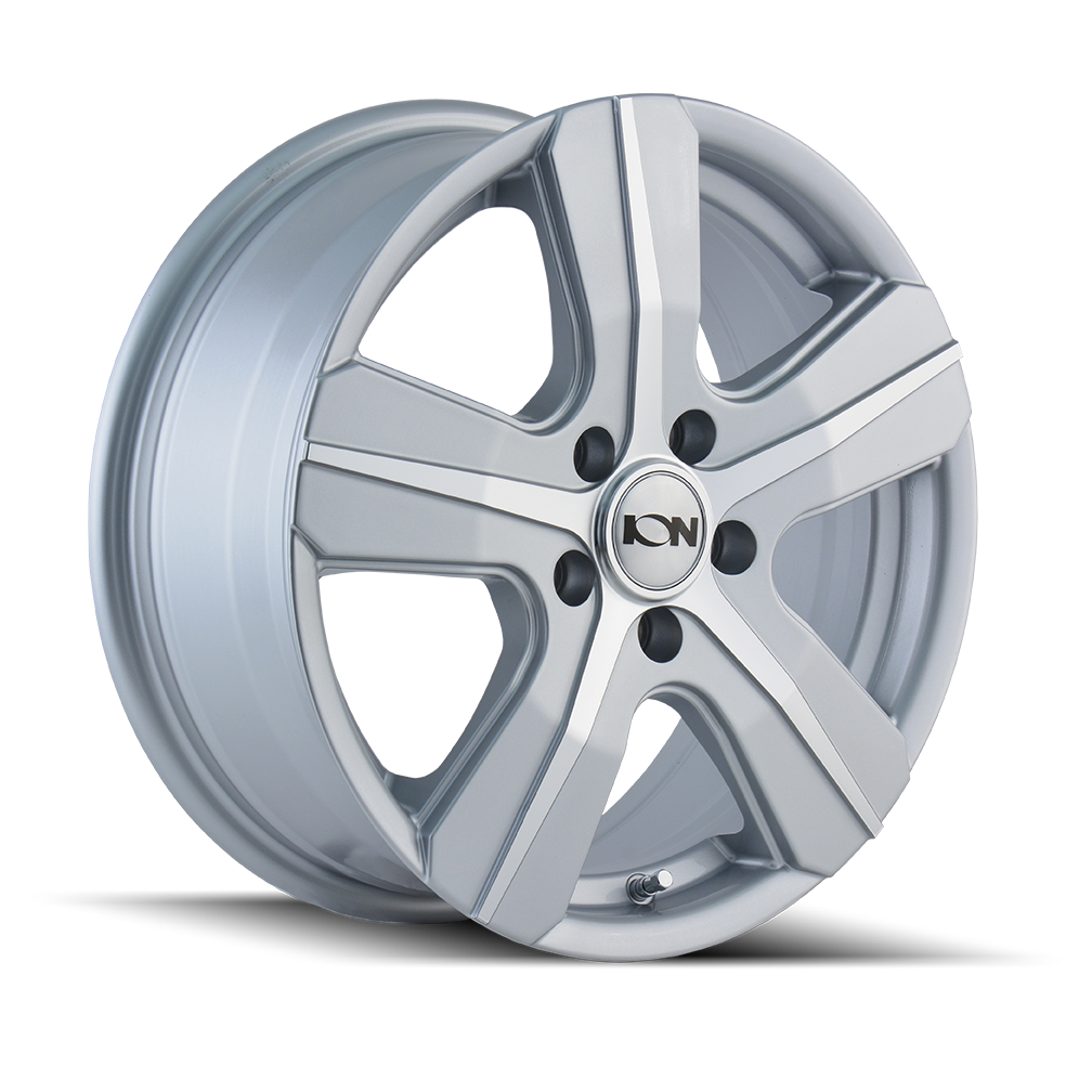 ION 101 16X6.5 50 5x108 SILVER/MACHINED FACE