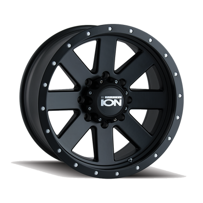 ION 134 17X8.5 -6 5x139.7 MATTE BLACK/BLACK BEADLOCK