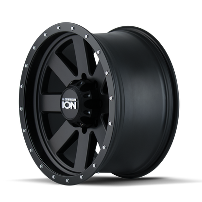 ION 134 20X9 18 5x139.7 MATTE BLACK/BLACK BEADLOCK