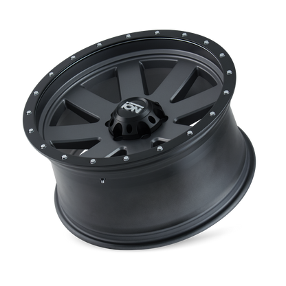 ION 134 18X10 -19 8x170 MATTE GUNMETAL/BLACK BEADLOCK