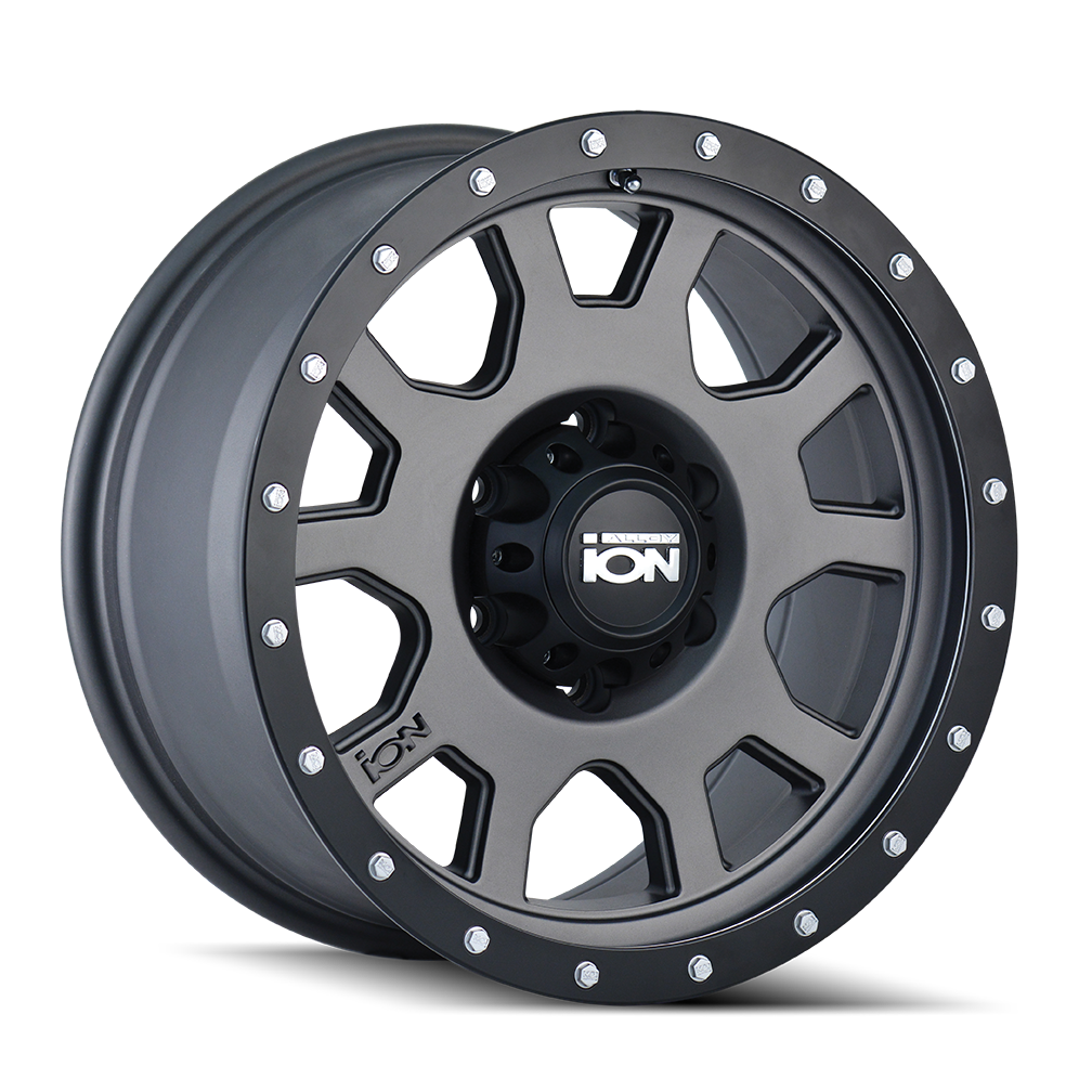 ION 135 20X9 0 5x127 MATTE GUNMETAL/BLACK BEADLOCK