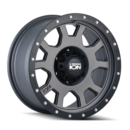 ION 135 20X9 0 5x127 MATTE GUNMETAL/BLACK BEADLOCK