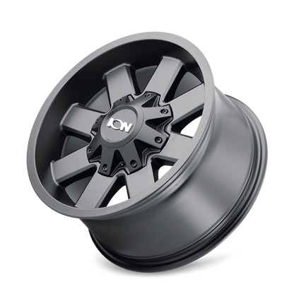 ION 141 20X9 18 8x165.1/8x170 SATIN BLACK