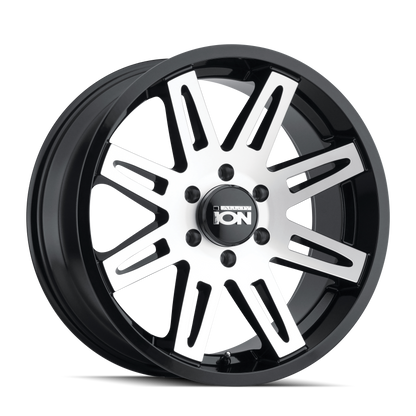 ION 142 17X9 -12 8x170 BLACK/MACHINED