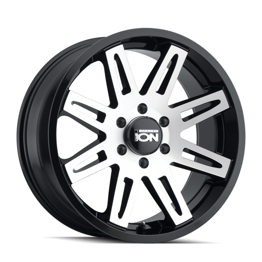 ION 142 17X9 -12 8x170 BLACK/MACHINED