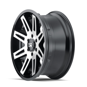 ION 142 18X9 0 8x170 BLACK/MACHINED