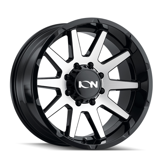 ION 143 20X9 18 8x170 BLACK/MACHINED