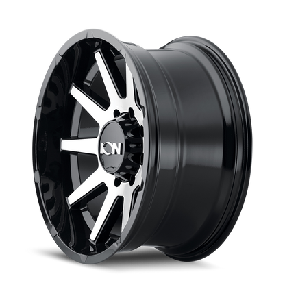 ION 143 20X10 -19 8x165.1 BLACK/MACHINED