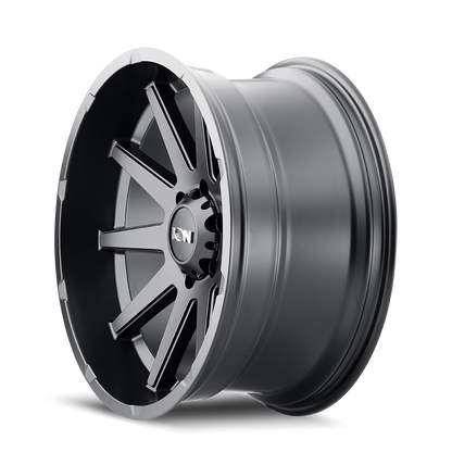 ION 143 17X9 -12 8x165.1 MATTE BLACK